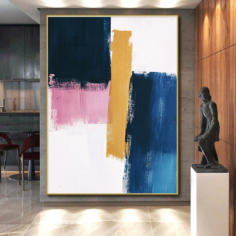 Color - Block Abstract Painting with Vibrant Hues WINK855