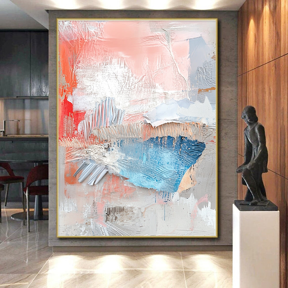 Collage of Textures 3 Abstract Painting with Raw Creativity WINK196