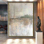 Textured Neutral Abstract Painting with Timeless Charm WINK703