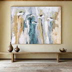 Floral - Inspired Abstract Painting for Feminine Boutiques YHT155