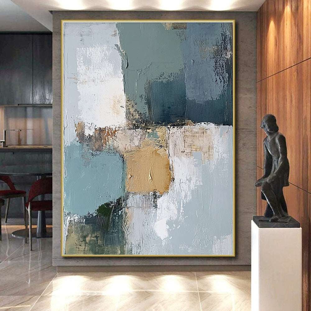 Muted Tones Abstract Painting with Subtle Sophistication WINK753
