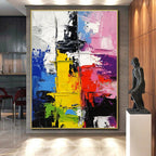 Colorful Block Abstract 2 Painting with Dynamic Layers WINK733
