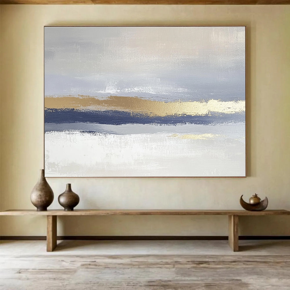 Subtle Tones Abstract: Calm Harmonies in Soft Colors Abstract Painting ABS170