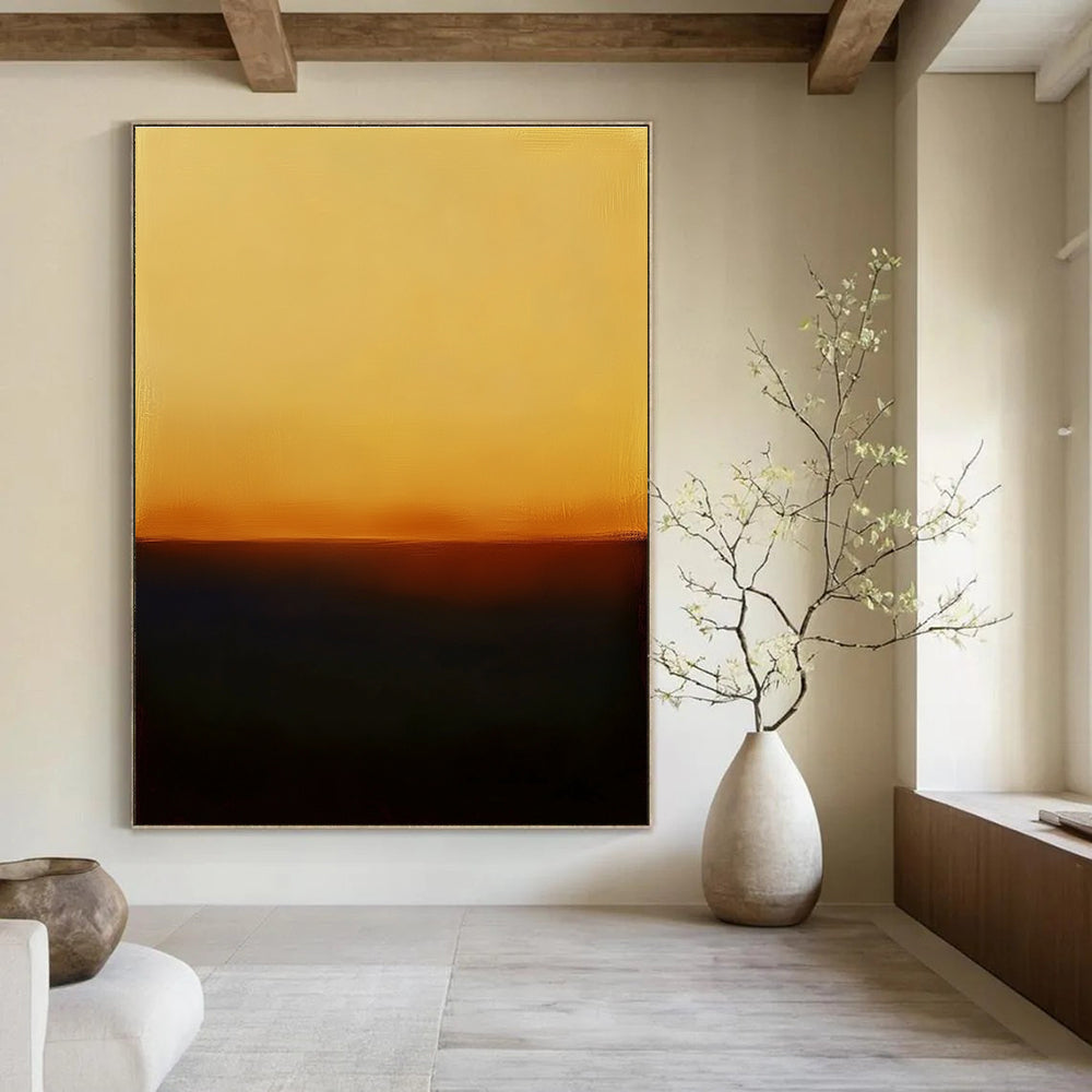 Gradient Color Field Abstract Painting for Serene - Styled Spas GAB1099