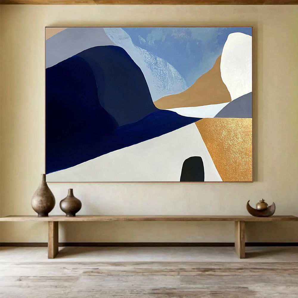 Minimalist Color - Blocked Landscape  Modern Nature ABS036