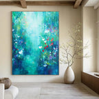 Enchanted Forest Path Painting of Magical Wilderness GAB0156