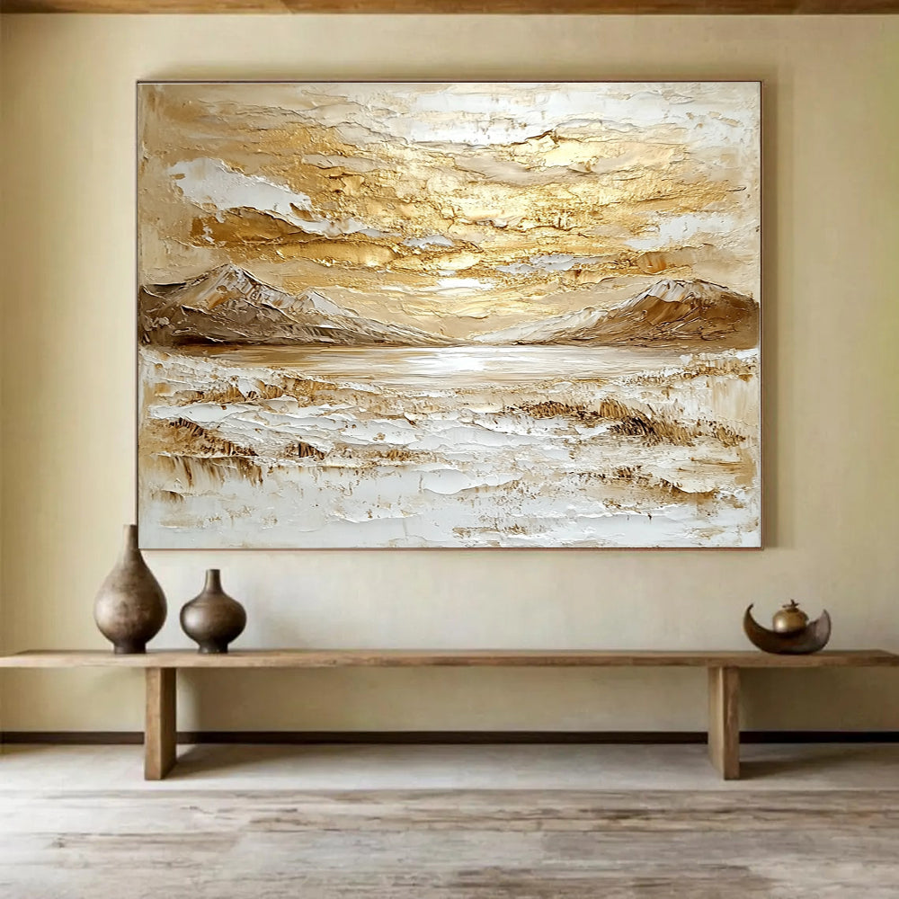 Gold - Textured Landscape  Opulent Natural Serenity ABS073