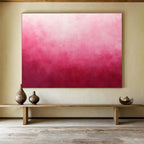 Pink Gradient Abstract Painting with Soothing Ambiance ABS429