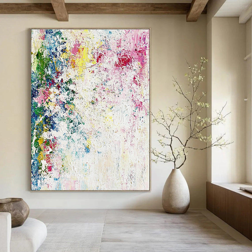 Colorful Splatter Abstract Painting for Vibrant - Styled Studios GAB1060