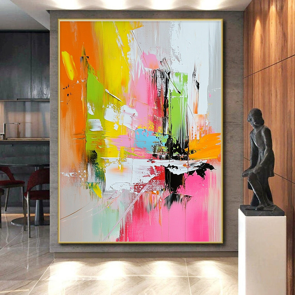 Colorful Horse Abstract Painting with Wild Spirit WINK716