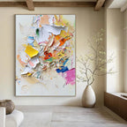 Colorful Palette Abstract Painting for Artistic Spaces GAB0737
