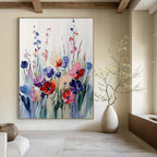 Colorful Flower Bouquet Painting of Vibrant Blooms GAB0127