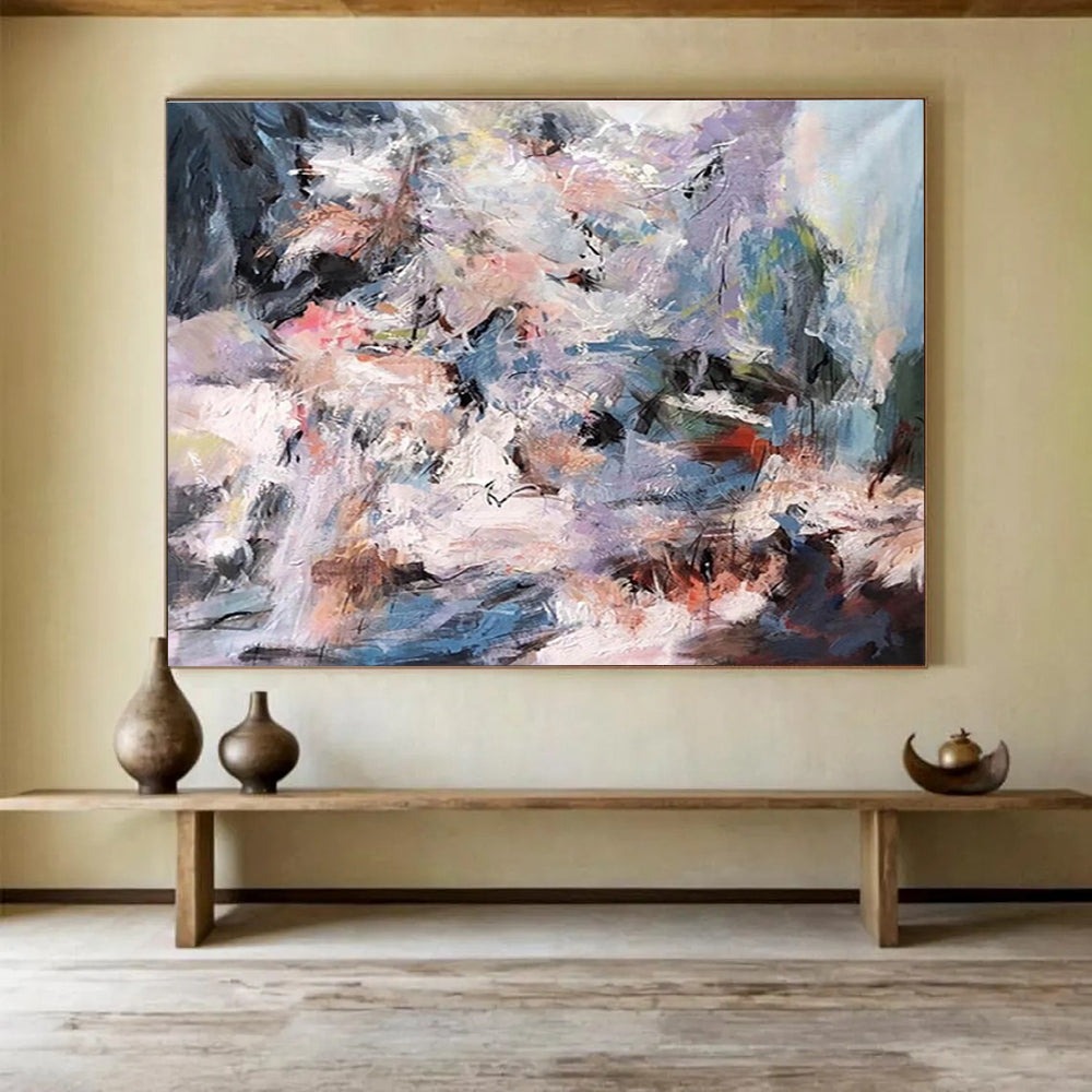 Vivid Chaos Abstract Painting for Creative Art Studios YHT151