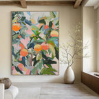 Citrus Tree Abstract Painting for Bright Breakfast Nooks HENG438