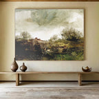 Textured Landscape Abstract Painting for Art Galleries YHT122