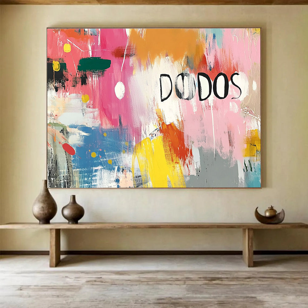 “DODOS” Colorful Abstract  Fun & Eclectic ABS048