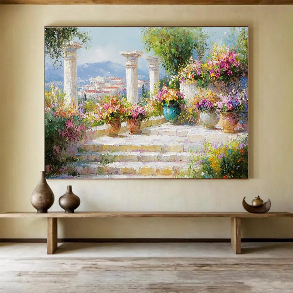 Classical Garden with Columns  Timeless Beauty ABS059
