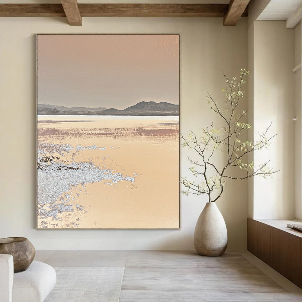 Desert Landscape Serene Abstract Painting for Nature - Inspired Interiors GAB1481