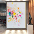 Pastel Colorful Abstract Painting with Playful Palette WINK657