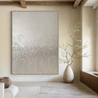 Textured Grey Abstract - Tactile Minimalist Art GAB0412