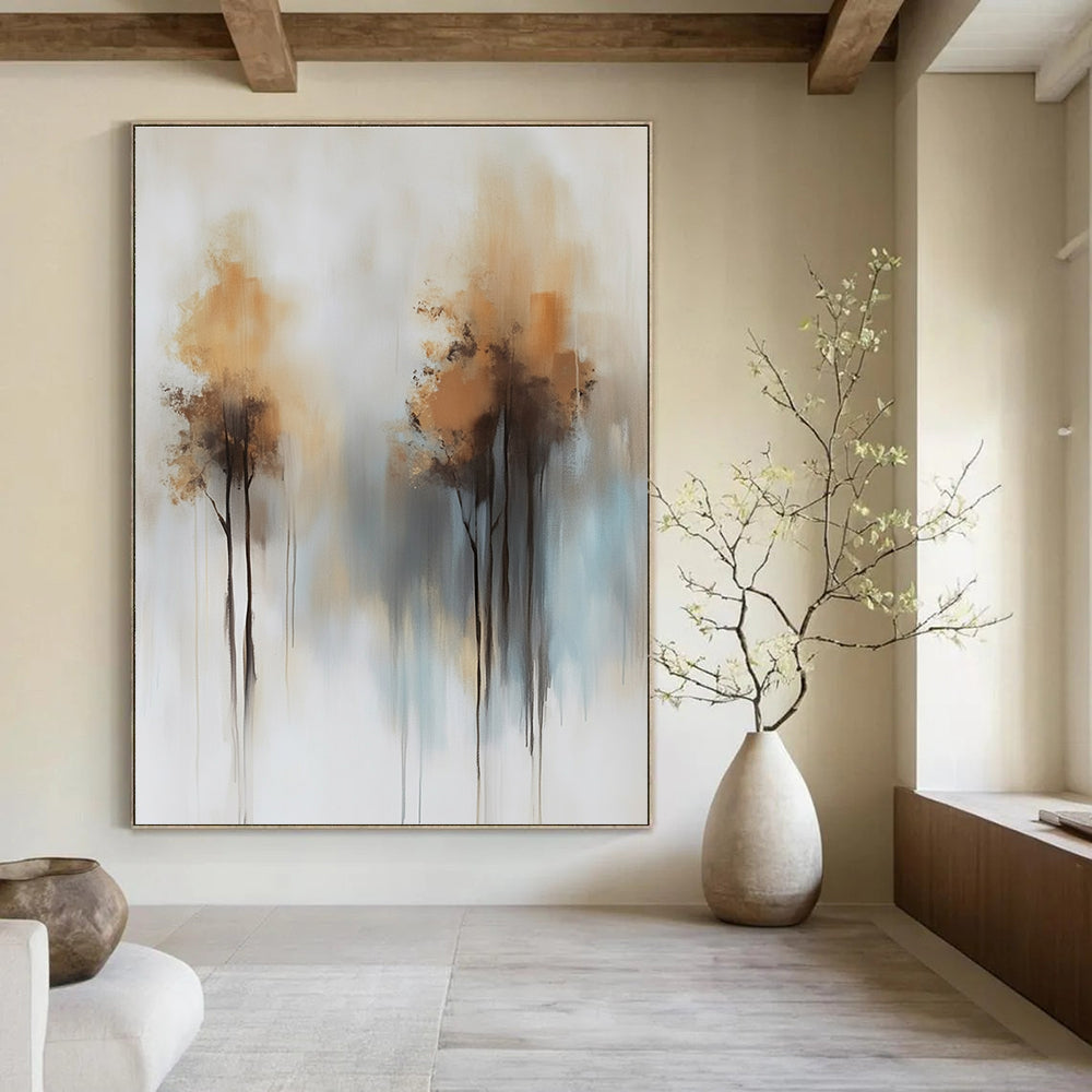 Abstract Tree Landscape Painting for Modern Country Home Interiors GAB1173