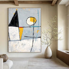 Geometric Shapes Abstract Painting for Modern - Styled Lofts GAB1087