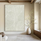 Leaf - like Lines Nature - Inspired Abstract Painting for Calm Spaces GAB1530