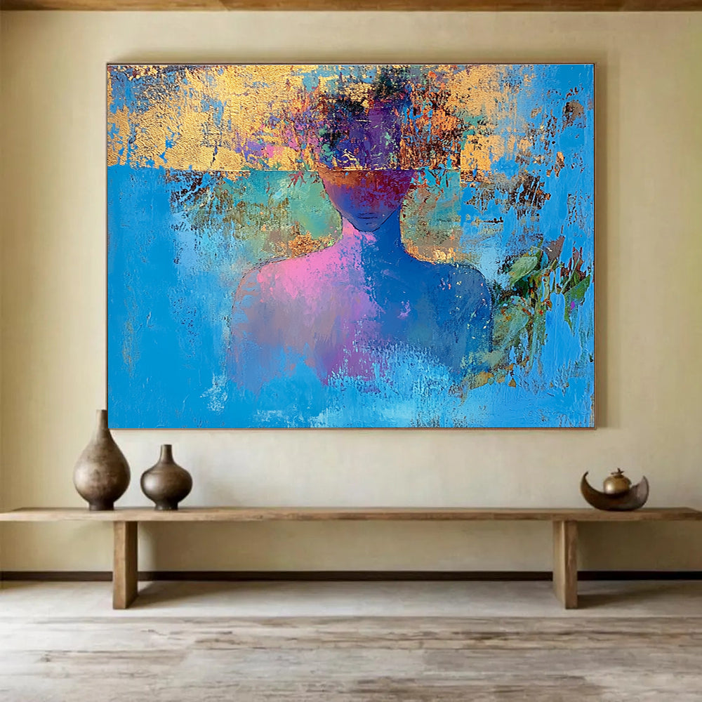 Colorful Abstract Figure - A Blend of Identity and Color ABS021