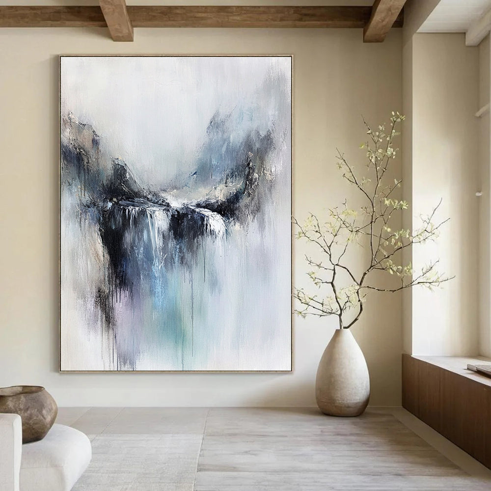 Waterfall Abstract - Ethereal Landscape Art GAB0547