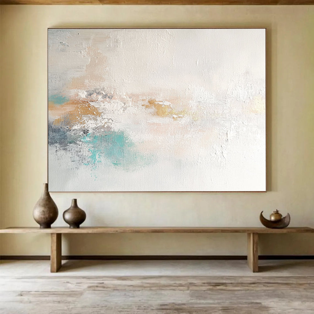 Soft Color Abstract Texture with Subtle Hues Abstract Painting ABS367