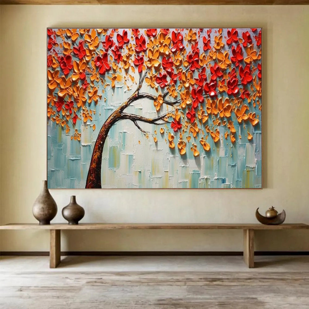 3D Flowering Tree Abstract Painting for Garden - Themed Cafes YHT168