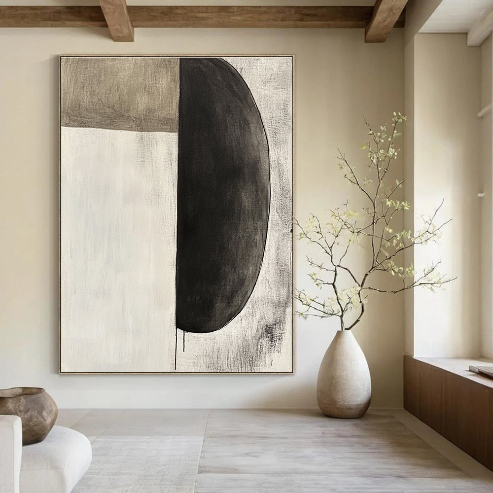 Minimalist Abstract Shapes Painting for Scandinavian - Styled Studies GAB1133