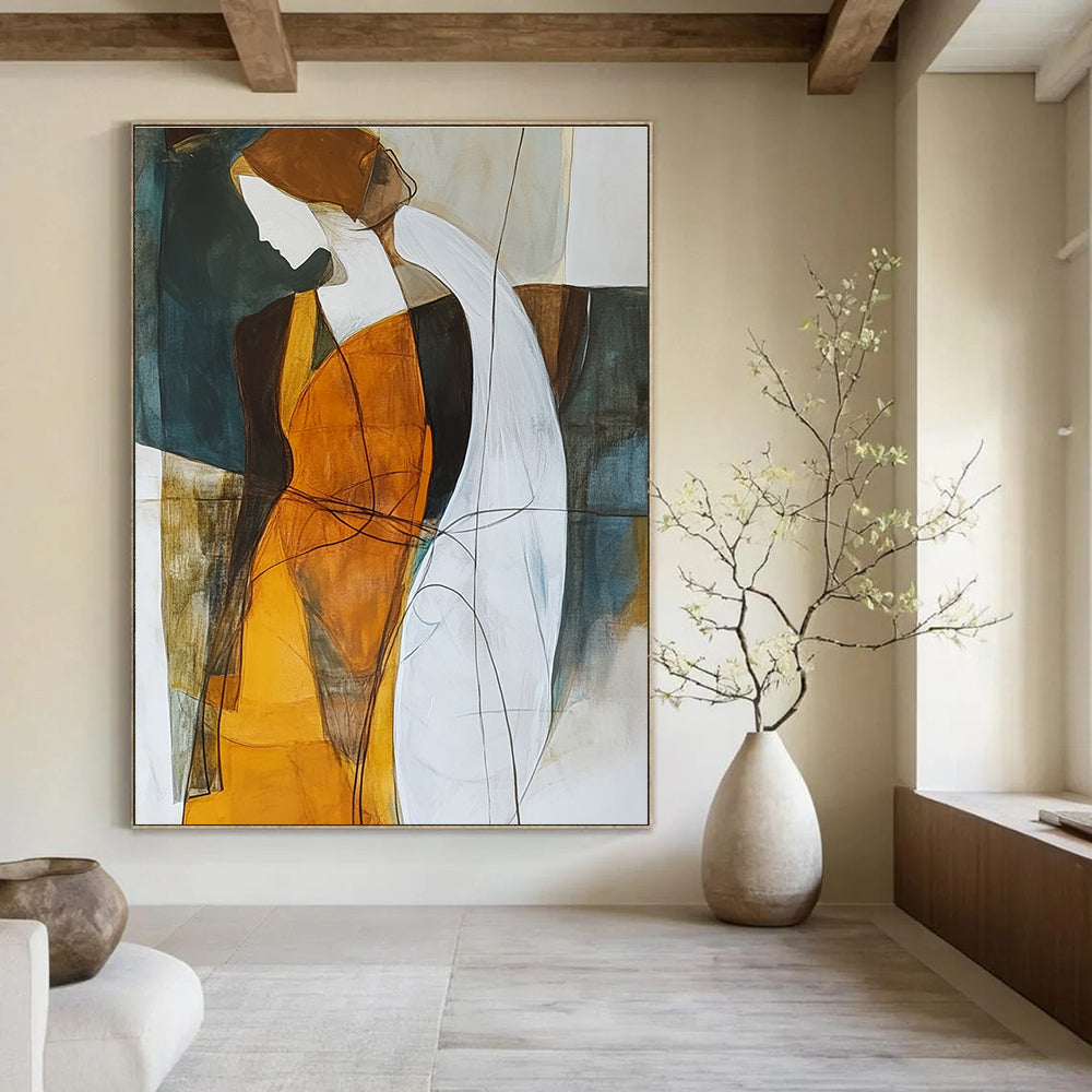Abstract Figures in Color Painting for Modern Living GAB0716
