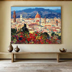 Cityscape Abstract Painting for Art - Loving Office Spaces YHT437