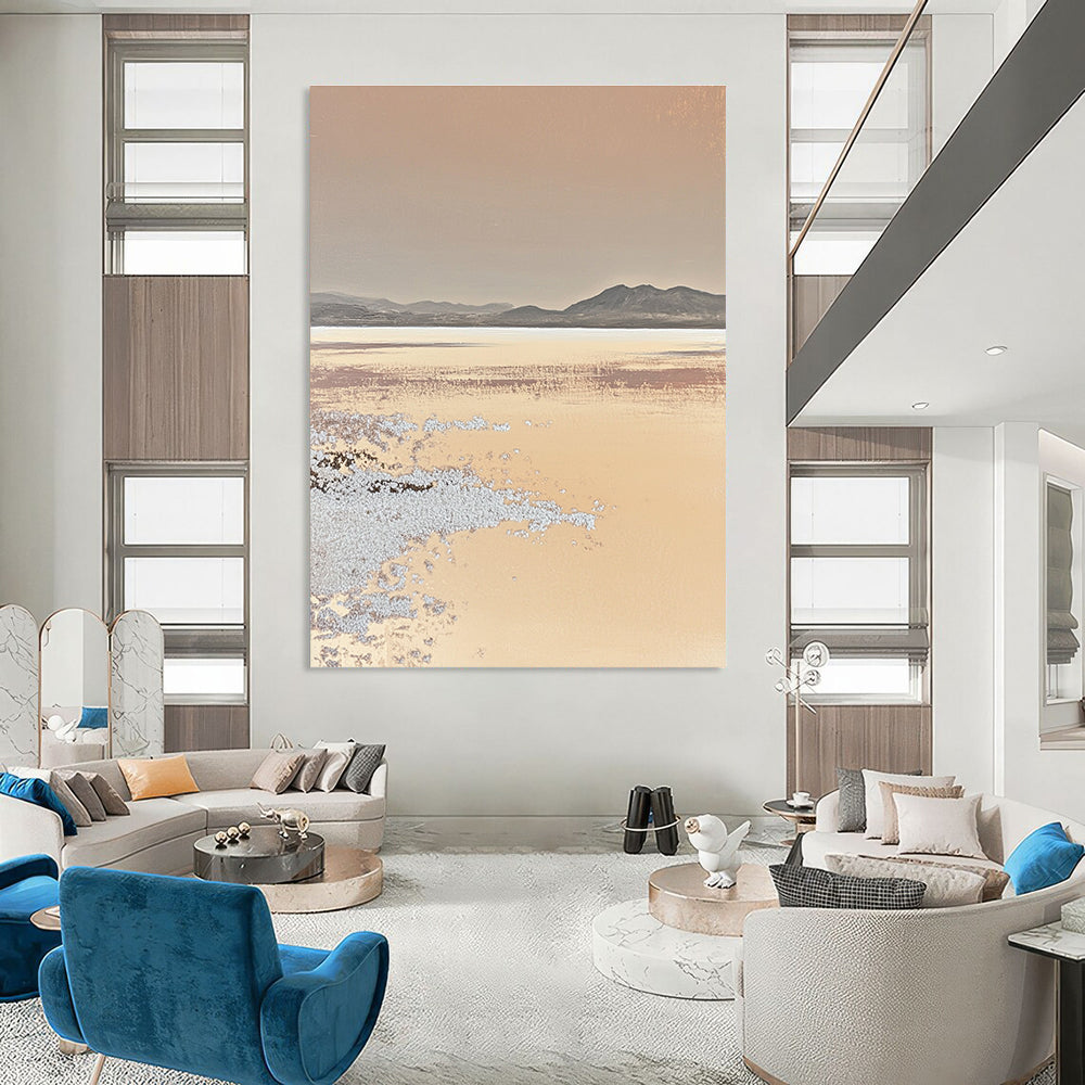 Desert Landscape Serene Abstract Painting for Nature - Inspired Interiors GAB1481