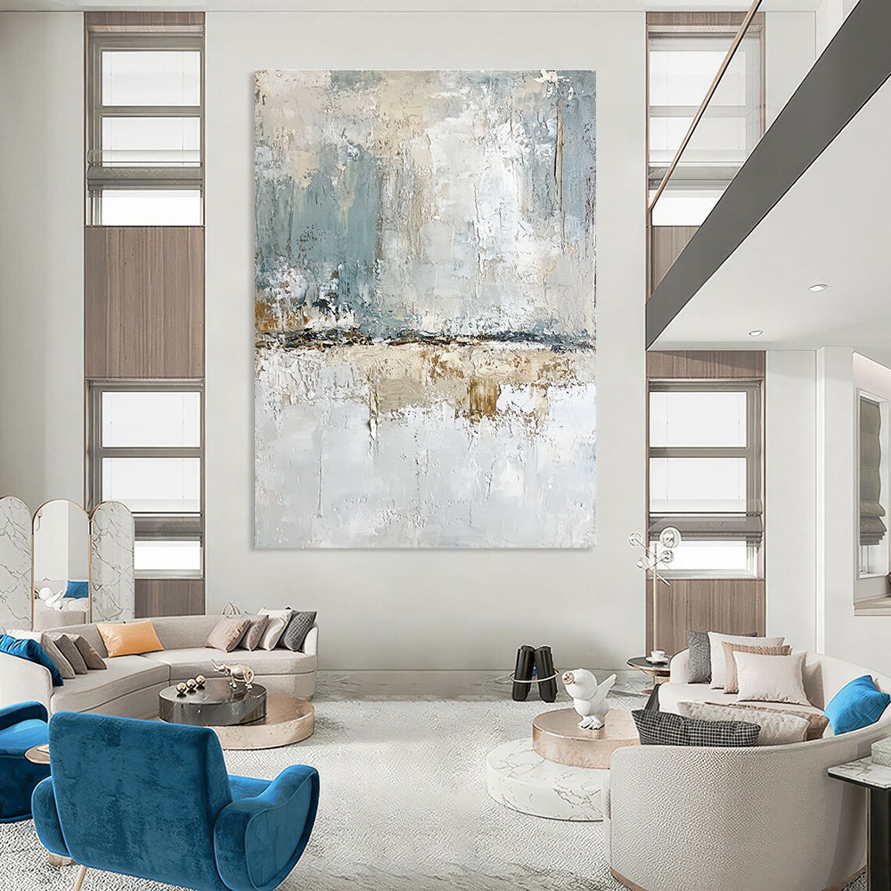 Soft Toned Abstract Painting for Calming Spaces GAB0741