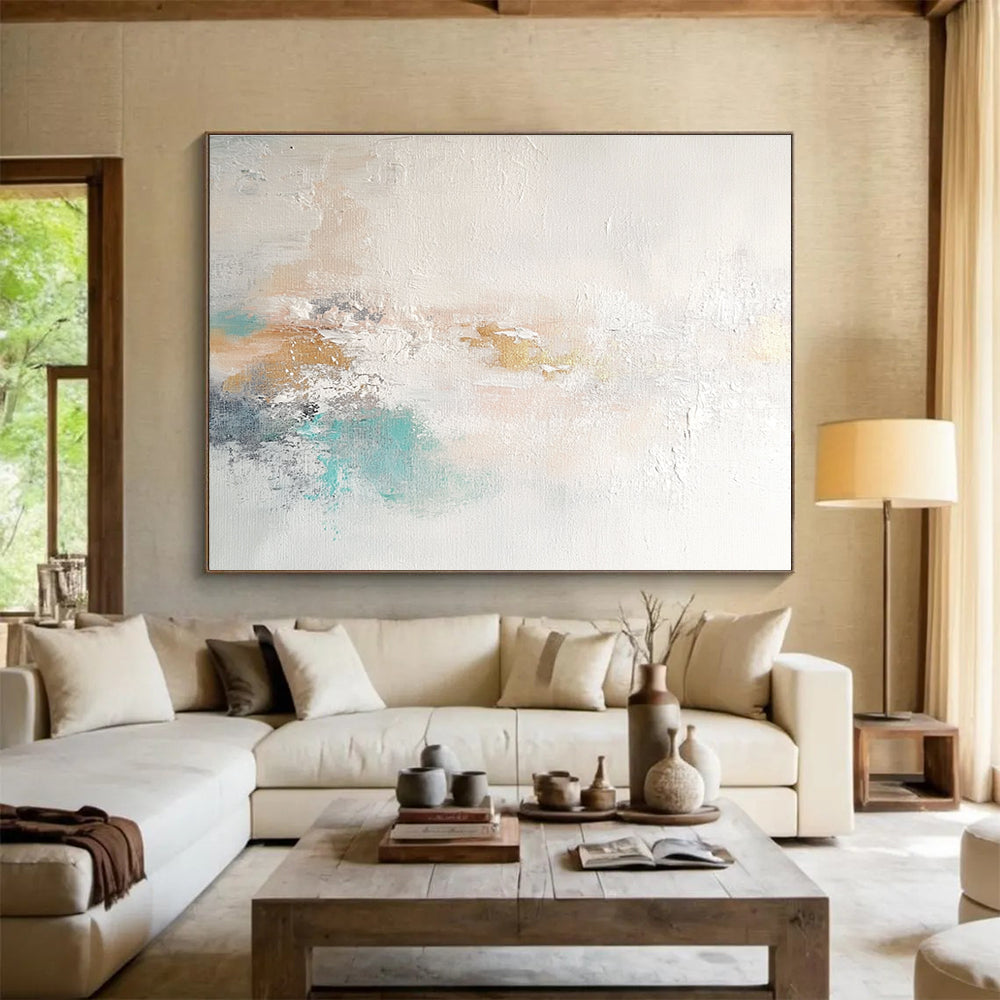 Soft Color Abstract Texture with Subtle Hues Abstract Painting ABS367