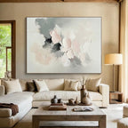 Pastel Abstract Flower Painting with Delicate Charm WINK766