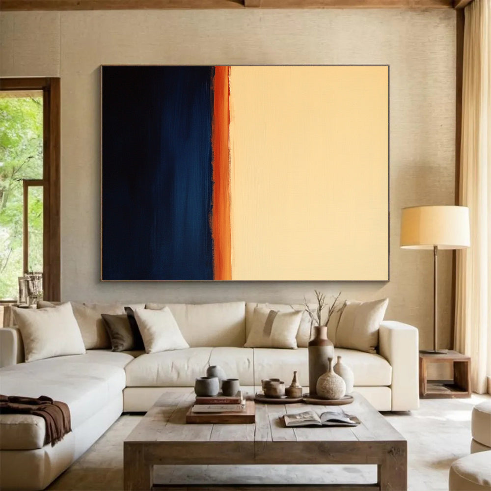 Sunset Abstraction Abstract Painting with Tranquil Gradients WINK192