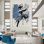 Abstract Dancer Painting for Bohemian - Style Living Rooms GAB1316
