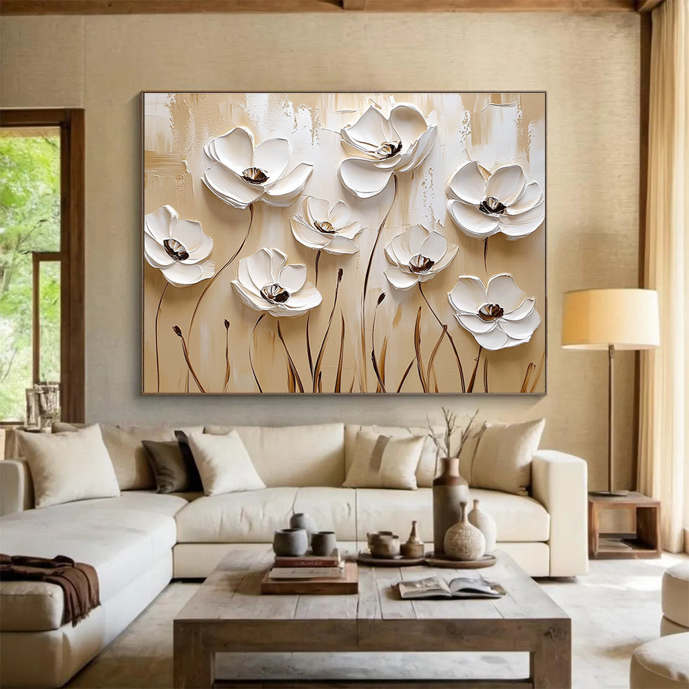 White Flower Field - a Symbol of Purity ABS005