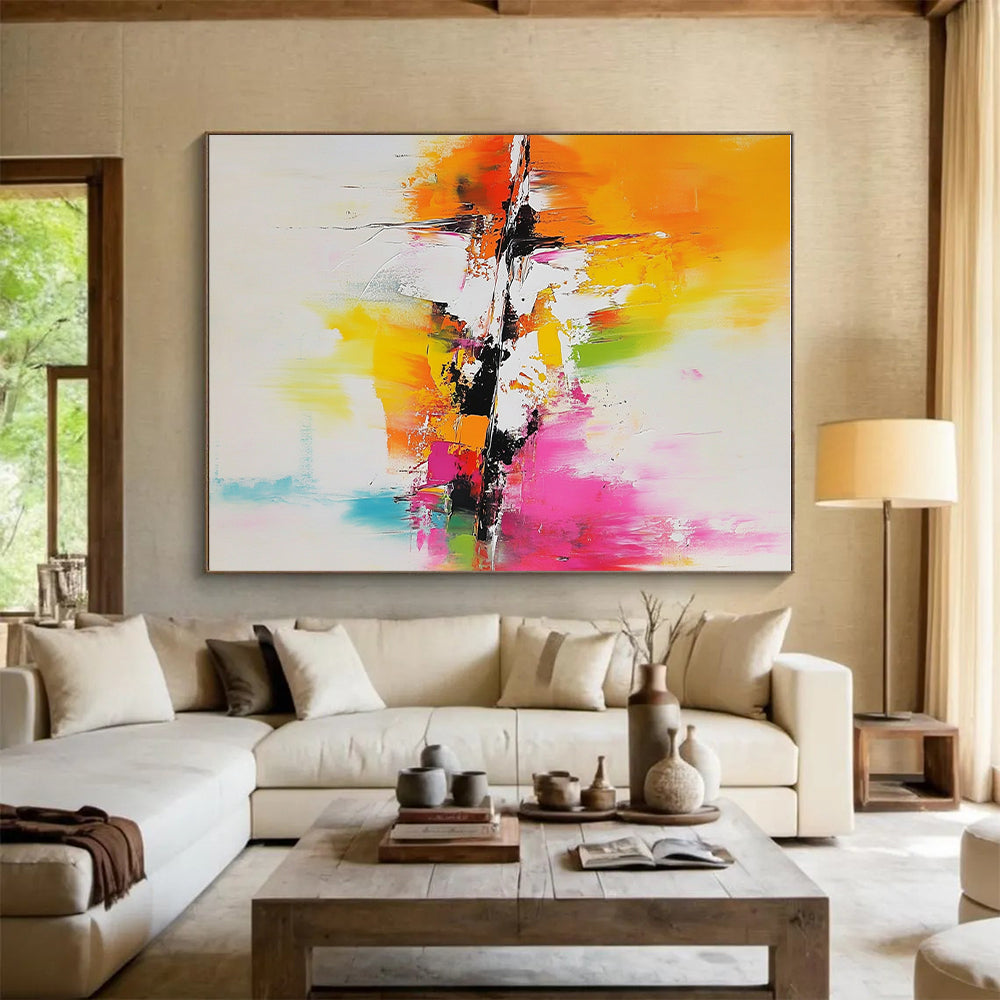 Colorful Abstract Harmony Painting with Joyful Melody WINK712