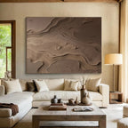 Sand Dune Abstract Painting for Nature - Inspired Spaces YHT094
