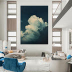Night Sky Clouds Abstract Painting for Bedroom Ceiling Spaces HENG020
