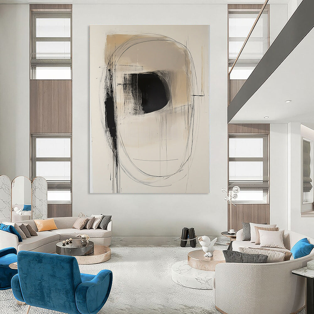 Abstract Face Sketch Painting for Artistic Studios GAB1134