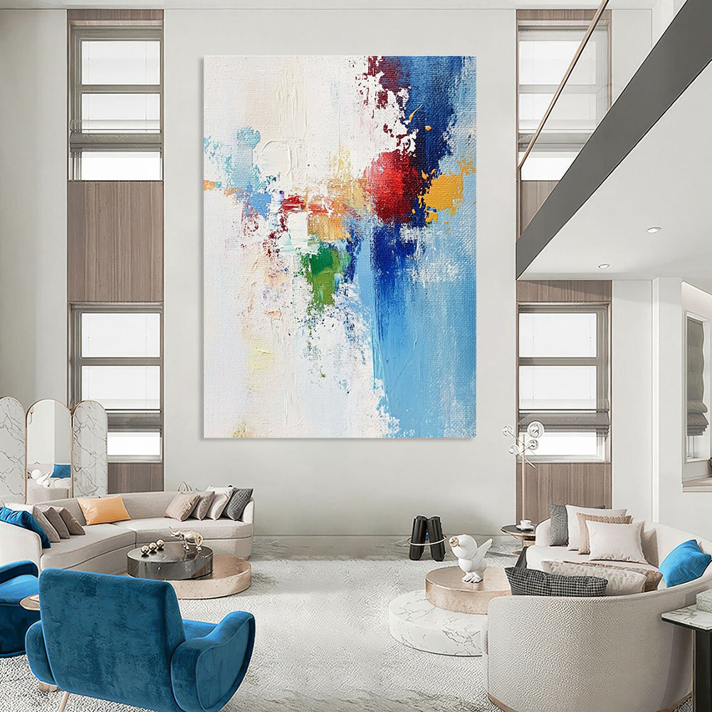Colorful Splash Abstract Painting for Creative Children’s Play Areas GAB0929