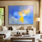 Soft Color Blend Abstract Painting with Calming Hues WINK598