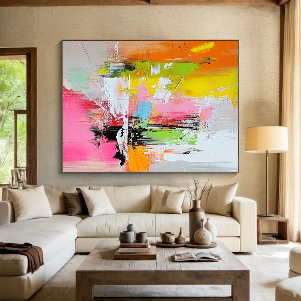 Colorful Horse Abstract Painting with Wild Spirit WINK716