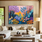 Fantasy Garden Abstract Painting for Bohemian - Style Cafes YHT418