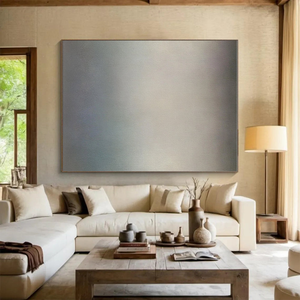 Subtle Gradient Abstract Painting with Quiet Sophistication WINK283